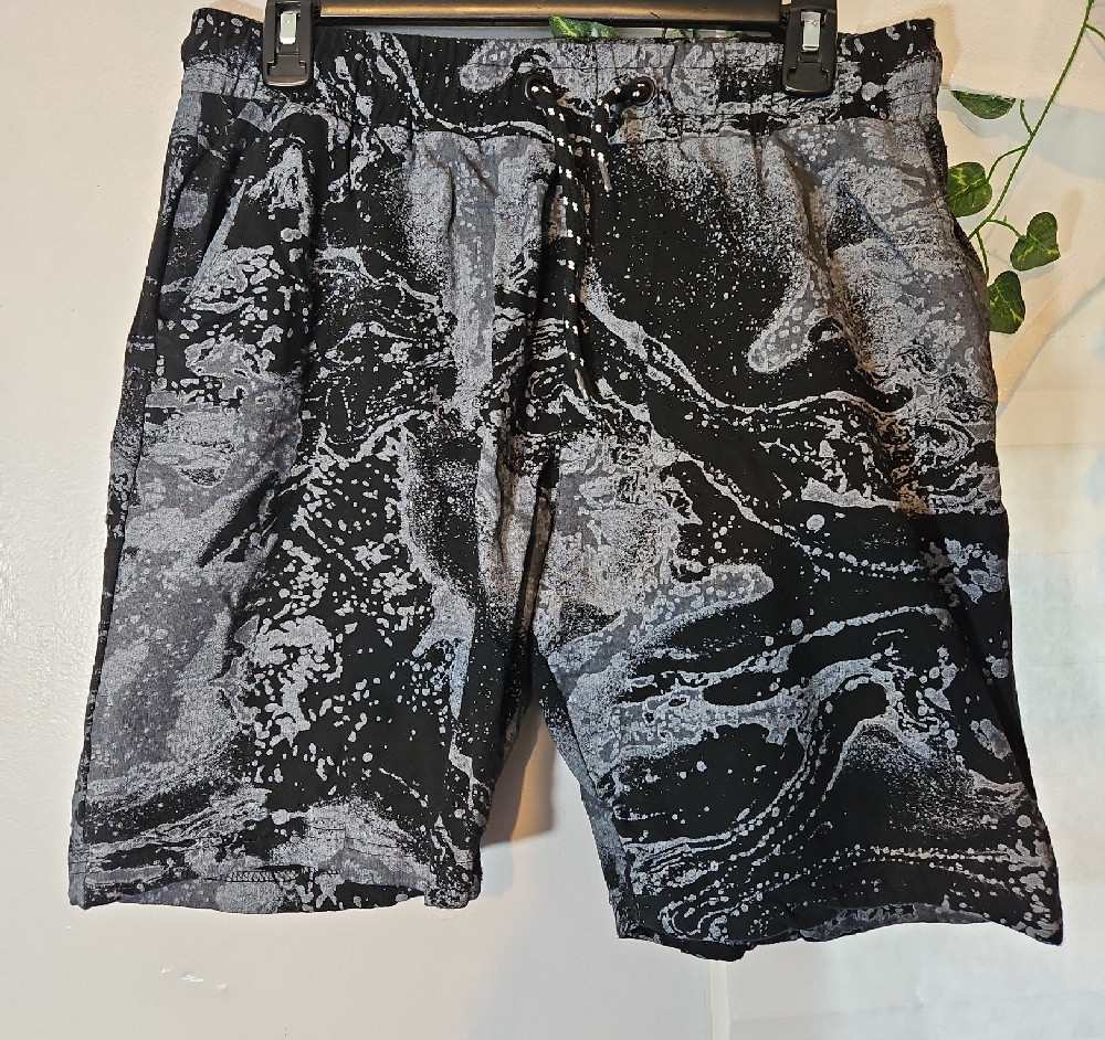 Stylish Black and Gray Men's Shorts